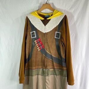 Fortnite hooded, one piece jumpsuit costume costume